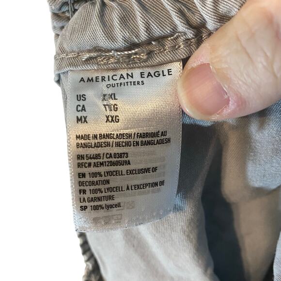 American Eagle Muted Camo Lyocell Jogger Pants Women’s XXL - Picture 6 of 9